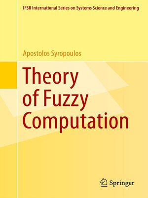 cover image of Theory of Fuzzy Computation